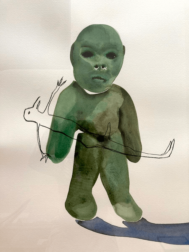 early man with quince